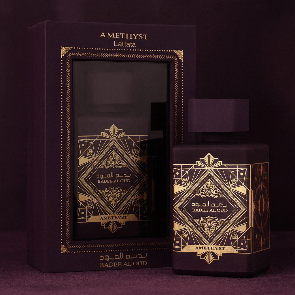 Badee Al Oud Amethyst by Lattafa – Eau de Parfum (100ml)